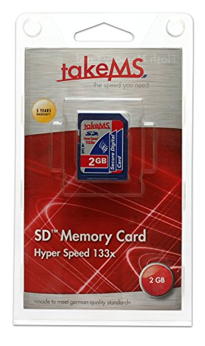 TV Ger&auml;te: takeMS Securedigital (SD) Karte 2GB Speicherkarte (Retailverpackung)