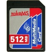 TV Ger&auml;te: takeMS 512MB Multi Media Plus Card MMC Speicherkarte (Retailverpackung)