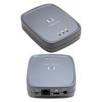 Heimkinosysteme: HP Jetdirect EW2400 Print Server Wireless RJ45 1USB