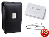 Canon Digital Elph Accessory Kit for Canon SD990IS, SD970IS, SD880IS, SD800IS, SD890IS, SD950IS, SD900, SD870IS, SD850IS & SD790IS Digital Cameras