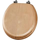 Mayfair 9601NI 418 Natural Reflections Nickel Hinge- Maple Toilet Seat