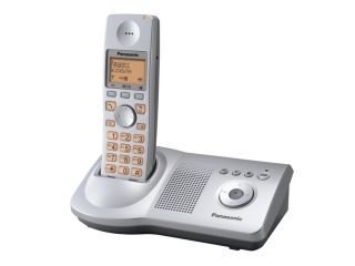 Projektoren: Panasonic KX-TG7120GS schnurloses DECT Telefon silber