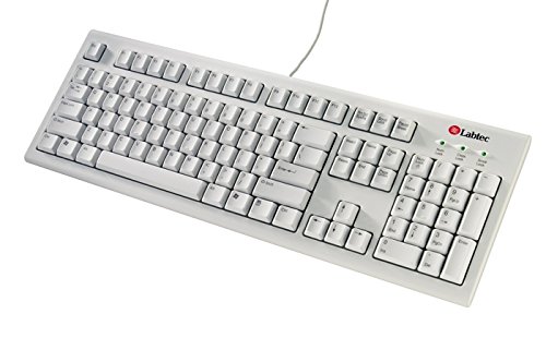 Lautsprecher: Labtec 967681-0102 White Keyboard PLUS Tastatur