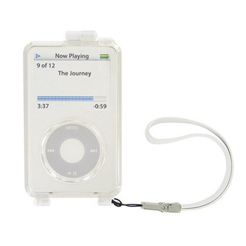Camcorder: CRYSTAL Clear Case iPod Video 30GB - weiss/gr�n