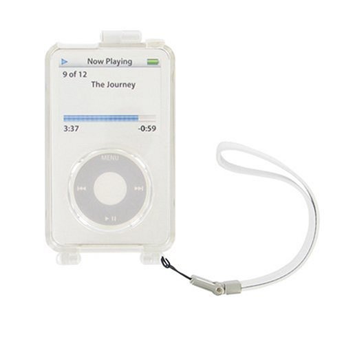 Camcorder: CRYSTAL Clear Case iPod Video 60GB - weiss/gr�n