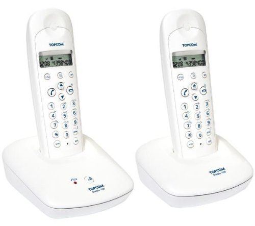 TV Geraete: Topcom Diablo 102 schnurloses DECT Telefon mit zus�tzlichem Mobilteil mit Ladeschale
