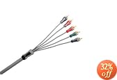 Monster FS V200 CVA-2M FlatScreen Component Video and Stereo RCA Cable Kit (2 Meters)