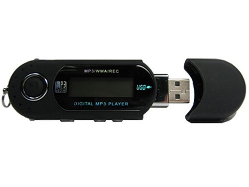 MP3 Player: MP3 Player 512 MB inkl. Radio und USB Stick in schwarz, 512MB