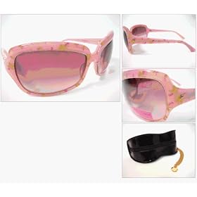 Betsey Johnson Pink Rosebud Frame Sunglasses by Betsey Johnson