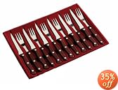 Faringdon Collection Barbecue 12 Piece Steak Knife and Fork Set