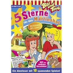 Bibi und Tina. 5 Sterne für den Martinshof. CD-ROM für Windows ab 98/MacOS ab9.0. Ein Abenteuer mit 10 aufregenden Spielen