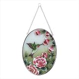 HAND-PAINTED HUMMINGBIRD SUNCATCHER