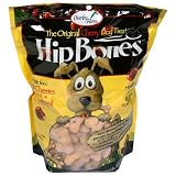 Hip Bones Tart Cherry Dog Biscuits, Case of Six 17.6-Ounce Bags (105.6 Ounces)