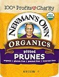 Newman's Own Organics Organic California Prunes, Pitted, 12-Ounce Cans (Pack of 6)