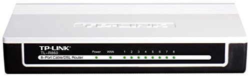 TV Ger&auml;te: TP-Link DSL Router + Firewall + 8 Port Switch