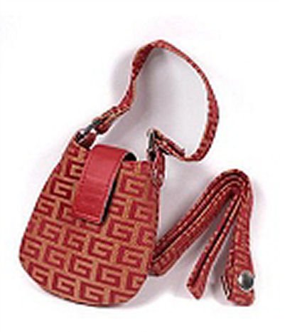 Verst&auml;rker und Receiver: VCT2000 Handy-Handtasche Roma Braun Rot