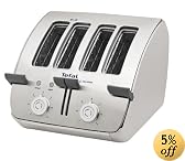Tefal Avanti Deluxe All Chrome Toaster, 4 Slice