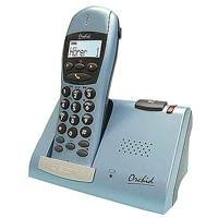 Digitalkameras: Dsc-Zettler Orchid LR128 Telefon + AB schnurlos digital 40 Nummern LCD hellblau metallic