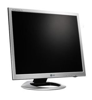 Lautsprecher: LG Flatron L1970HR 19 Zoll TFT Monitor silber/schwarz DVI (Kontrast 3000:1, 2 Ms Reaktionszeit)