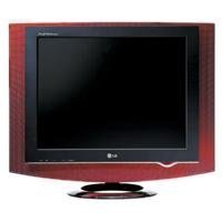Lautsprecher: LG FLATRON M 2040 A 20-Zoll/ 51 cm 4:3 LCD TFT Monitor schwarz/ rot