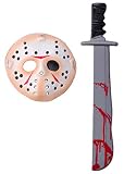 13���̋��j�� �W�F�[�\���}�X�N�A���h����Z�b�g Jason Mask/Machete Kit 17174