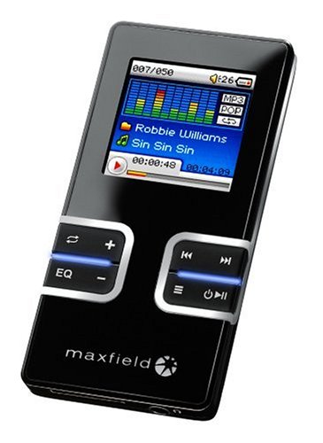 MP3 Player: Maxfield MAX-SIN Tragbarer MP3-Player 4 GB schwarz