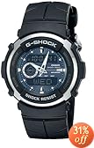 Casio Men's G-Shock Ana-Digi Black Street Rider Watch #G300-3AV