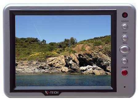 Computerzubeh&ouml;r: X4-Tech Nova 8 VGA 8 Zoll / 20,3 cm LCD-Monitor silber