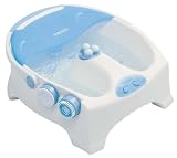 HoMedics BL-300 JetSpa Deluxe Foot Bath with Super Quiet Bubbles, 4 Powerful Jets, Spinning Pedicure and 3 Attachments
