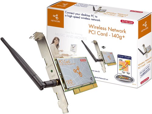 Festplatten: Sitecom WL-141DE Wireless PCI Netzwerkkarte 140 Mbit