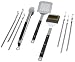 Steven Raichlen Best-of-Barbecue Tool Set with Recipe Cards