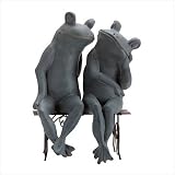 LOVING FROGS ON BENCH