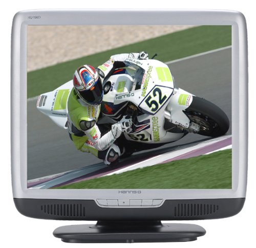 Heimkinosysteme: HANNspree HANNS-G HU196D Monitor LCD-TFT 19.0' 1280 x 1024 Audio TCO 03 Silber - Schwarz