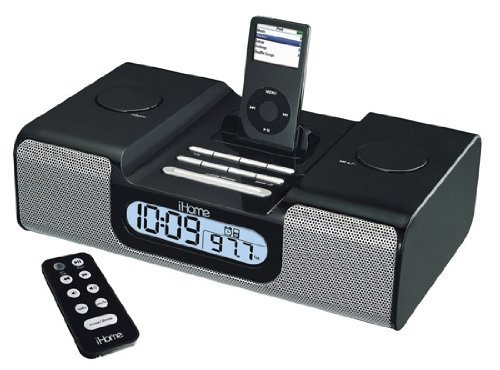 Festplatten: SDI iHome iH 5 Stereosystem inkl. Fernbedienung f�r iPod schwarz