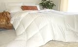 Glacier Luxurious King White Goose Down Comforter for Winter Comfort - 700 Fill Power