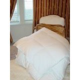 Classic White Goose Down Feather Comforter - Queen 5 0OZ Filled Weight