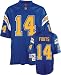 Dan Fouts San Diego Chargers EQT Replithentic Light Blue Throwback Jersey