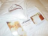 Himalaya Queen Imperial 740 TC Silk/Cotton 700 FP White Goose Down Comforter for Winter Comfort