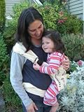 Ellaroo Mei Hip Baby Carrier - Simplicity/Natural Organic Cotton Canvas
