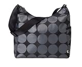 OiOi Grey Dot Hobo Diaper Bag