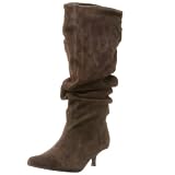 Steve Madden Women's Ruri Slouch Boot with Kitten Heel