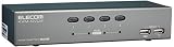 ELECOM パソコン切替器 KVM-NVU4