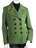Marvin Richards Womens 8-Button Wool Pea Coat