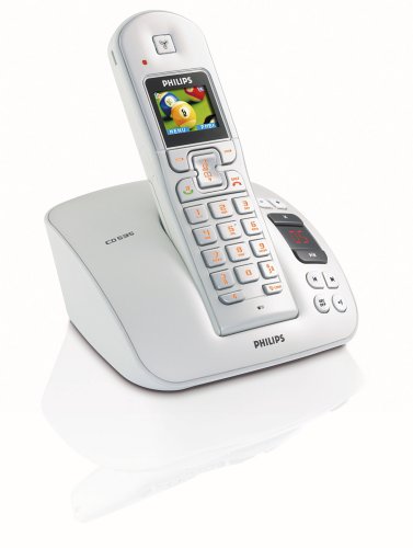 Projektoren: Philips CD 535 mit Anrufbeantworter schnurloses DECT Telefon