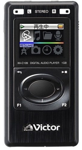 Victor ��Alneo�� 1GB FM��Ͽ����ǽ��� �ǥ����륪���ǥ����ץ졼�䡼 [XA-C109-B] (�֥�å�)