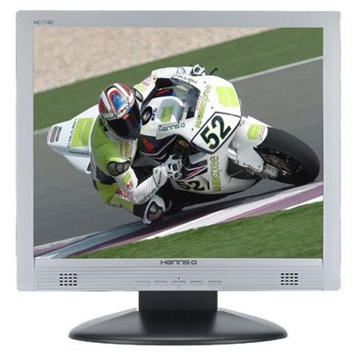 Heimkinosysteme: HANNspree HANNS-G HC174D Monitor LCD-TFT 17.0' 1280 x 1024 TCO99 Silber - Schwarz