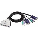 ELECOM PS/2パソコン切替器 KVM-KP2N