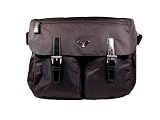 Prada Vela Nylon Large Messenger Bag, Black