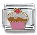 Clearly Charming Hello Kitty Cupcake Cat Animal Theme Licensed Charm Bracelet