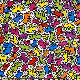 Amazon.com: Untitled, 1988 Art Print by Keith Haring, 12" x 12": Home & Garden from amazon.com